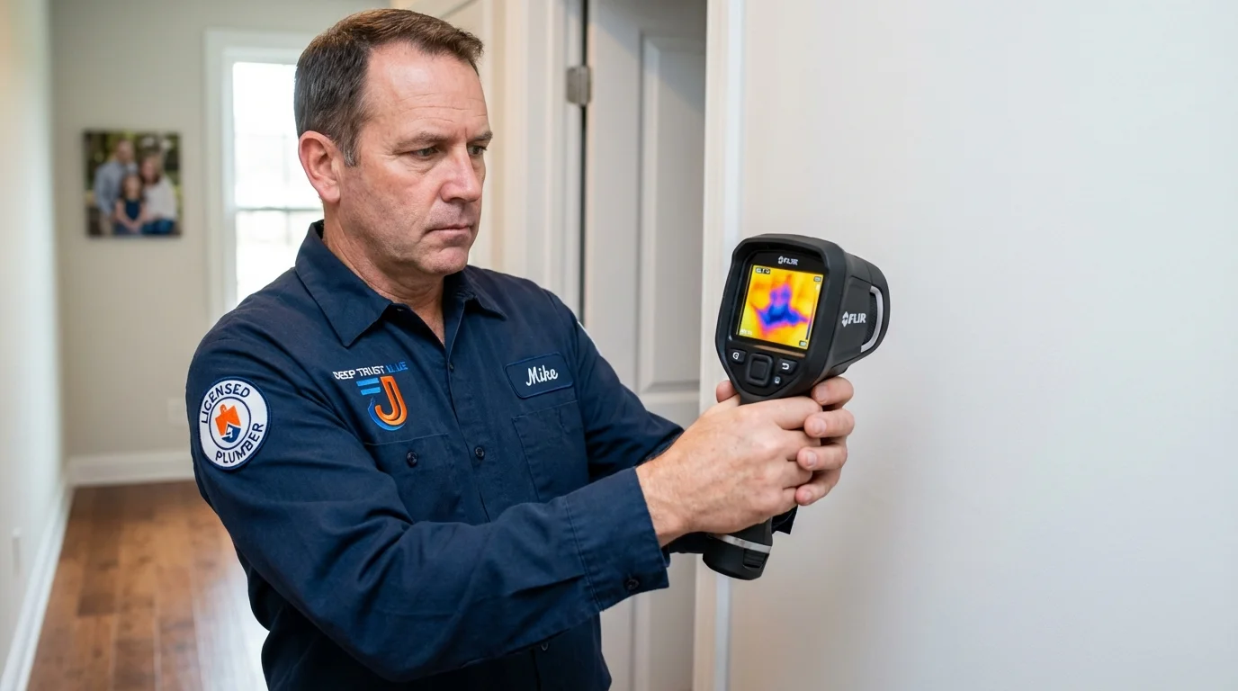 Thermal imaging leak detection by Johns Plumbing LLC in Loganville